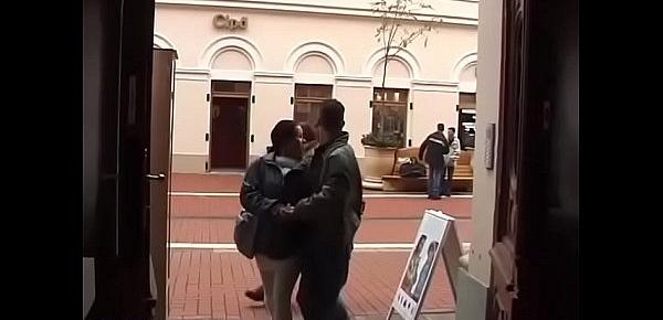  hory couple loves anal in public